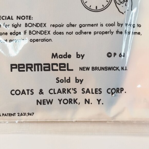 Bondex Iron On Patch Stay On Fabric 7x12 Black  Mending Decorating - Picture 8 of 14